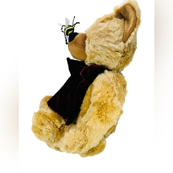 Chosun Intl Teddy Bear Bumblebee Bee on Nose Plush 14" Stuffed Animal Velvet Bow - Picture 2 of 8